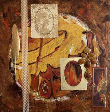 Original Abstract Expressionism Seasons Mixed Media by Kari Schuerch