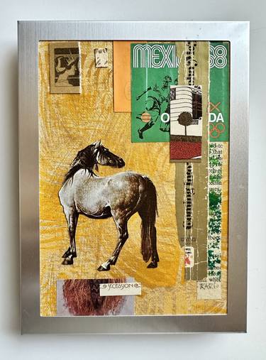 Original Abstract Expressionism Animal Mixed Media by Kari Schuerch