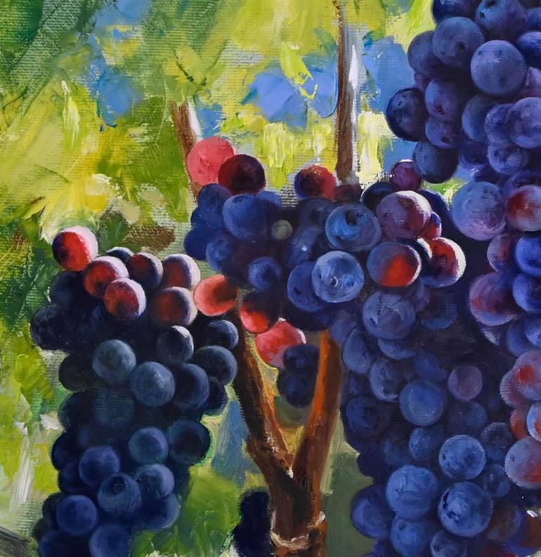 Original Abstract Nature Painting by Alena Lukian