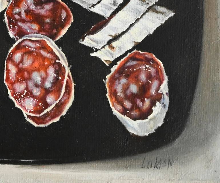 Original Photorealism Still Life Painting by Alena Lukian