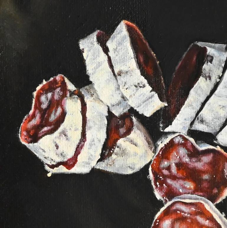 Original Photorealism Still Life Painting by Alena Lukian