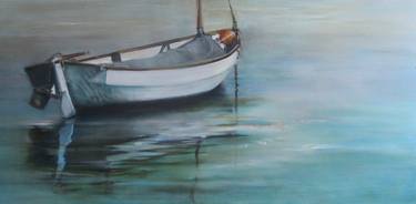 Original Figurative Boat Paintings by Cathérine Martens