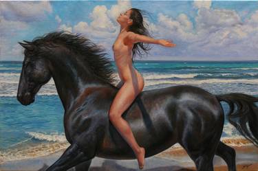 Original Fine Art Nude Paintings by José Antonio Garrucho