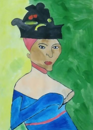 Original Abstract Expressionism Classical Mythology Paintings by Calvina Braganza