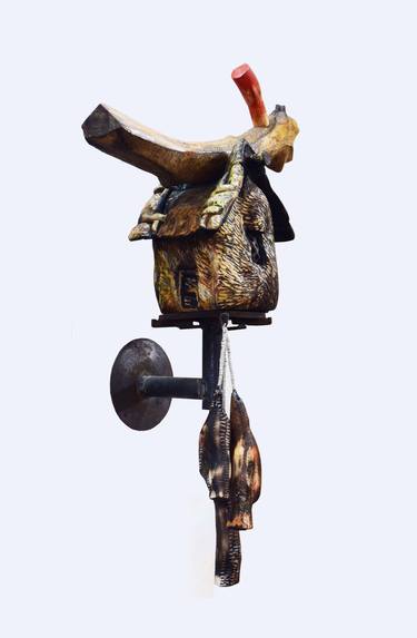 Original Dada Abstract Sculpture by nilmoni chatterjee