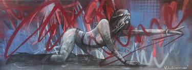 Original Op Art Body Mixed Media by Viktoriia Lime
