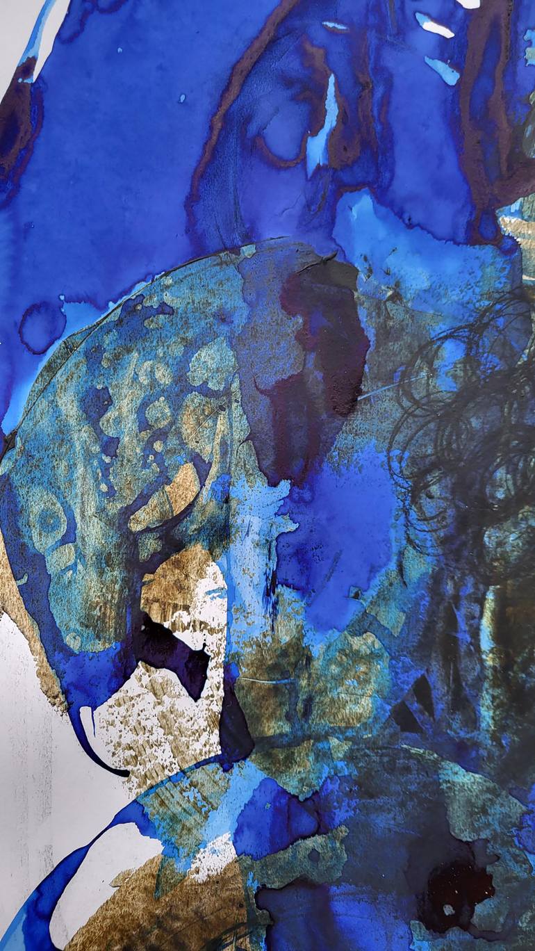 Original Abstract Expressionism Abstract Mixed Media by Lace Ruig