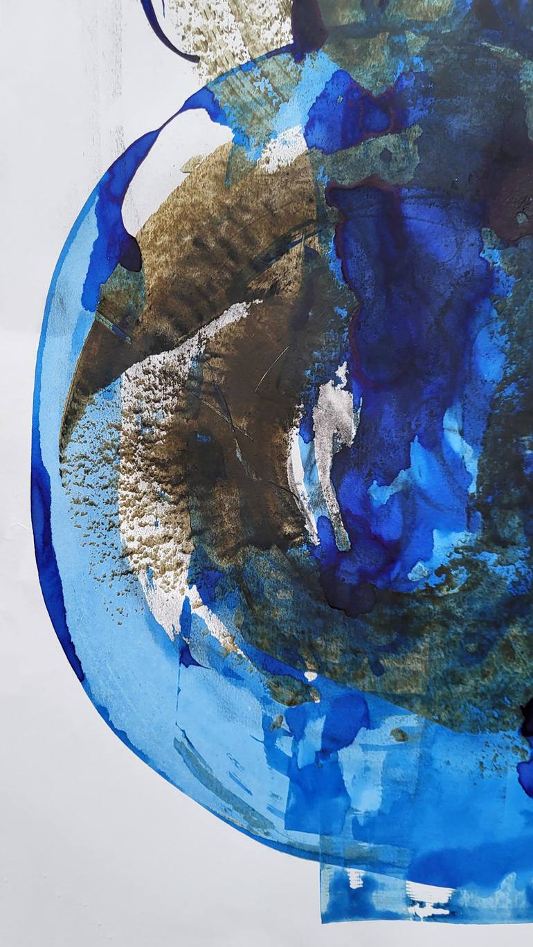 Original Abstract Expressionism Abstract Mixed Media by Lace Ruig