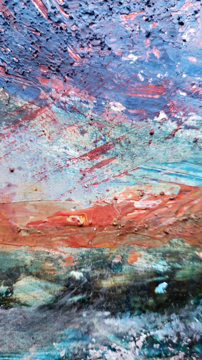 Original Abstract Nature Mixed Media by Lace Ruig