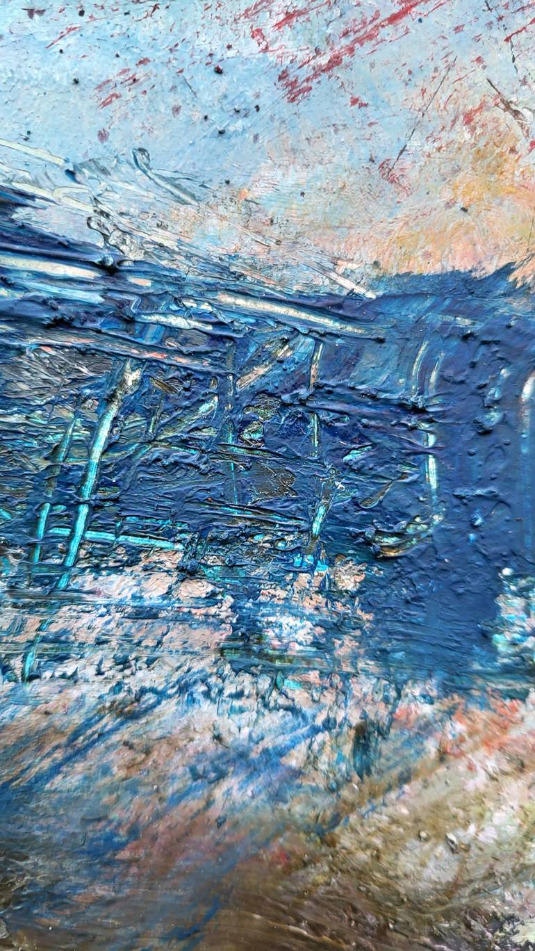 Original Abstract Nature Mixed Media by Lace Ruig