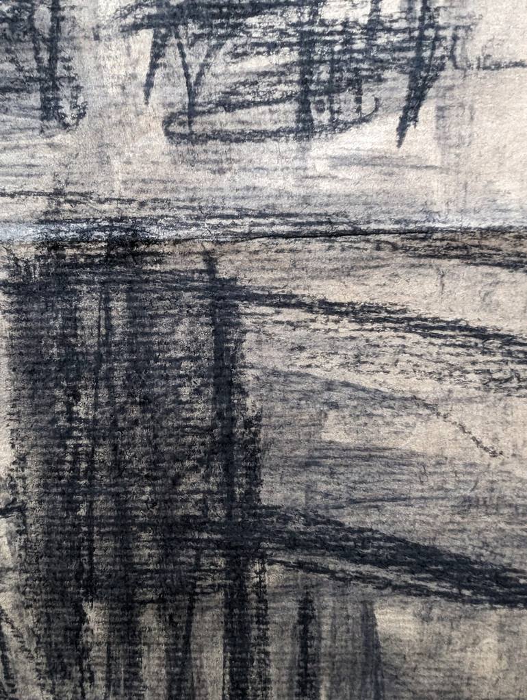 Original Abstract Expressionism Cities Drawing by LACE Ruigrok