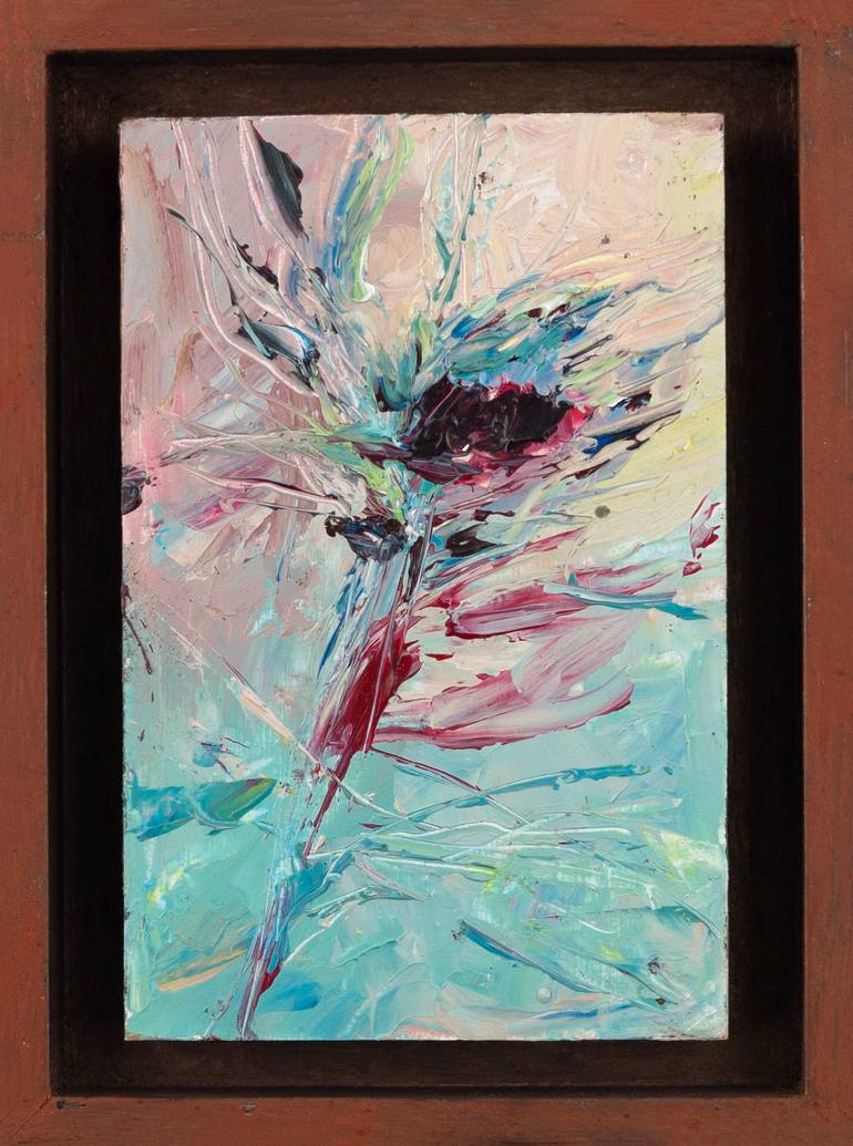 Original Abstract Expressionism Botanic Painting by Lace Ruig