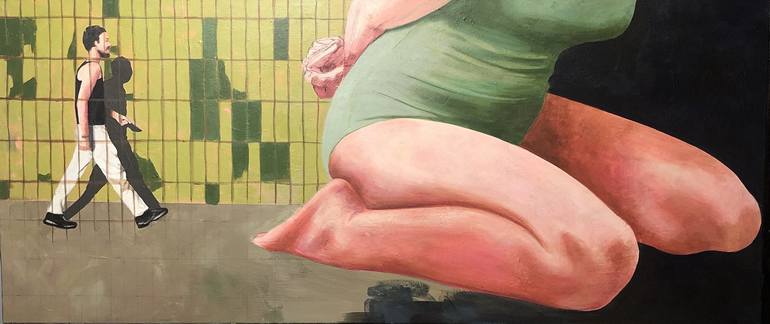 Original Contemporary Body Painting by Katharina Grodzki