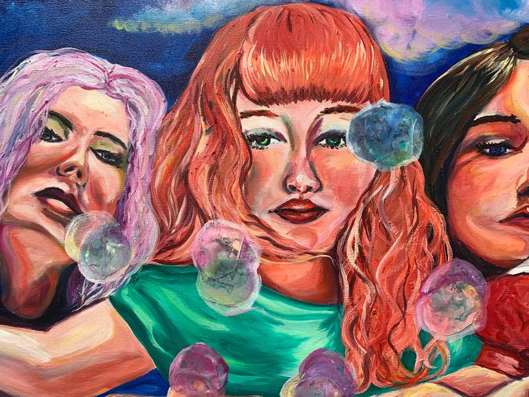 Original Figurative People Painting by Surya De Wit