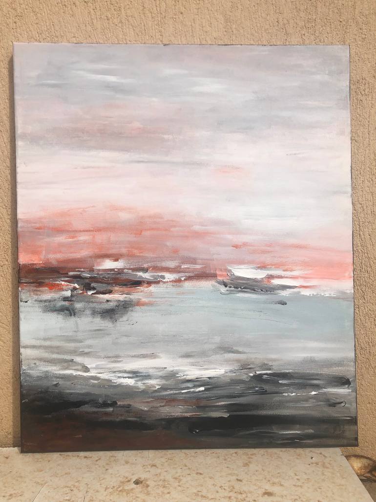 Original Abstract Landscape Painting by Florence Penet