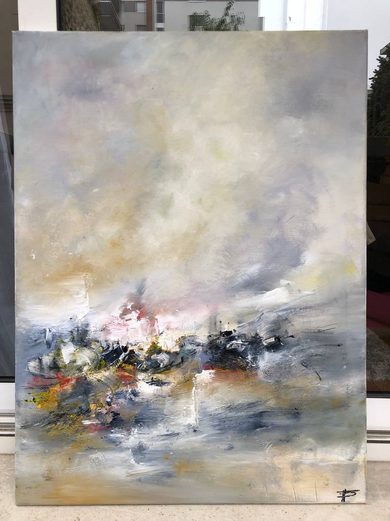 Original Painterly Abstraction Abstract Painting by Florence Penet