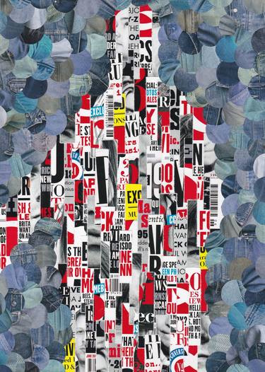 Original Abstract Religion Collage by Andy Winter