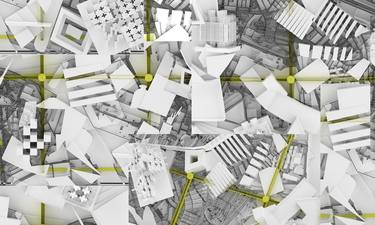 Original Abstract Architecture Digital by Stefan Kraai
