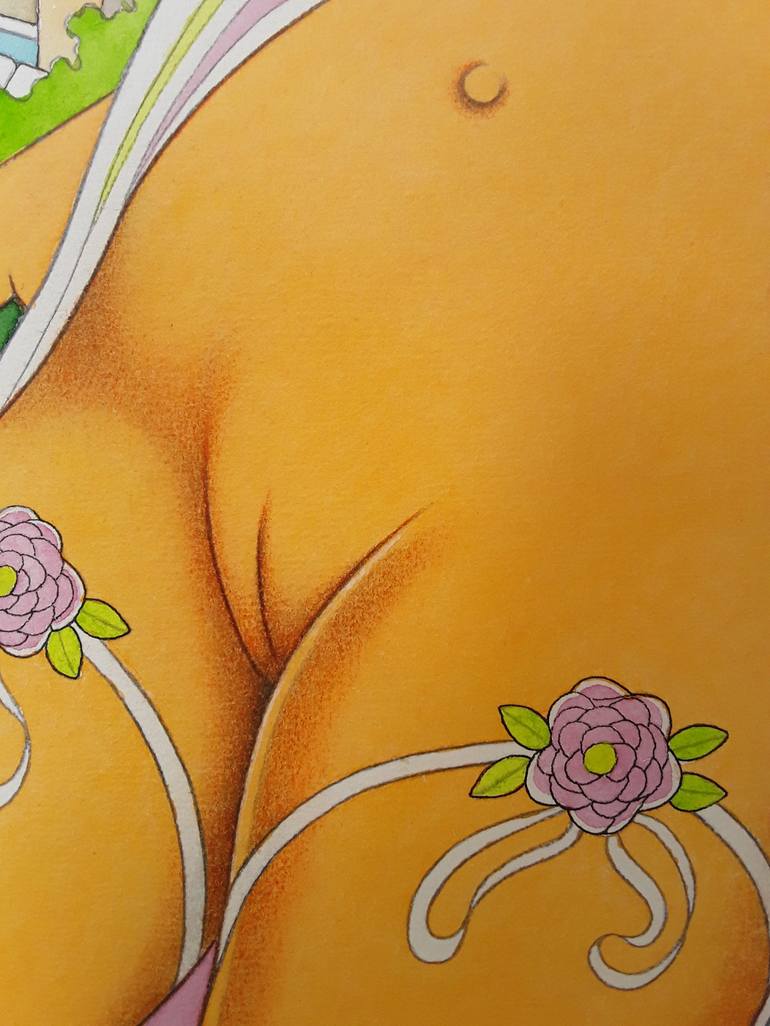 Original Erotic Painting by Winfried Musial