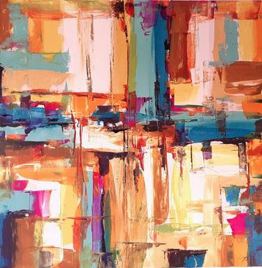 Print of Realism Abstract Paintings by Thusitha Godagedara