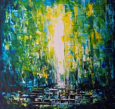 Original Abstract Expressionism Abstract Paintings by Thusitha Godagedara