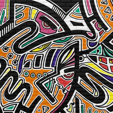 Print of Abstract Graffiti Digital by Olha Khabun