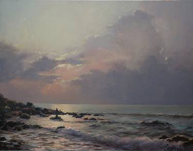 Original Impressionism Seascape Paintings by Pedro Garcia Socorro