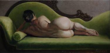 Original Figurative Nude Paintings by Pedro Garcia Socorro