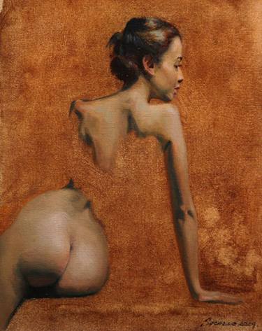 Original Figurative Nude Paintings by Pedro Garcia Socorro