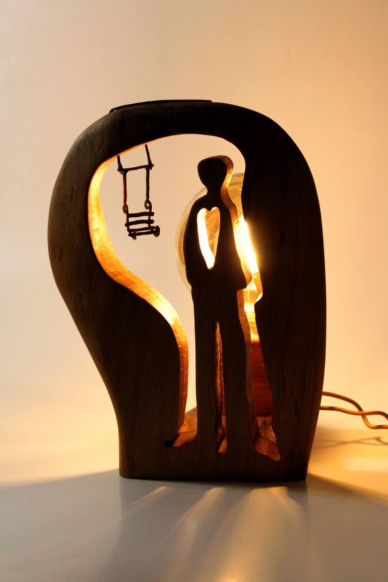 Original Conceptual Light Sculpture by Ivo Stamenov