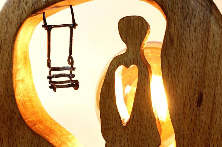 Original Conceptual Light Sculpture by Ivo Stamenov