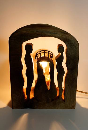 Original Light Sculpture by Ivo Stamenov