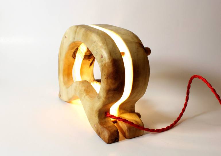 Original Conceptual Light Sculpture by Ivo Stamenov