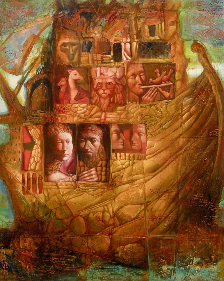 Original Figurative Religion Paintings by Sergiu Ciochina