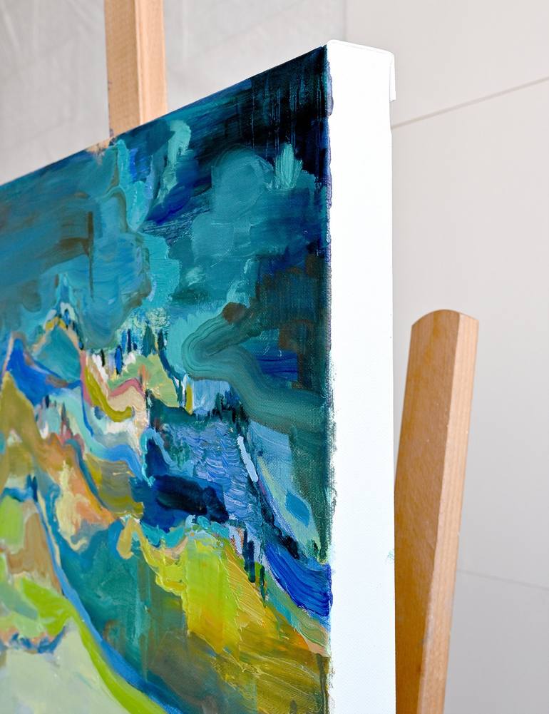 Original Abstract Painting by Asta Kulikauskaitė