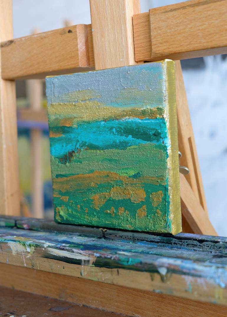 Original Abstract Expressionism Abstract Painting by Asta Kulikauskaitė