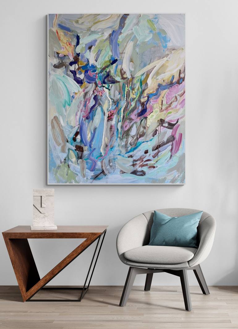 Original Abstract Painting by Asta Kulikauskaitė