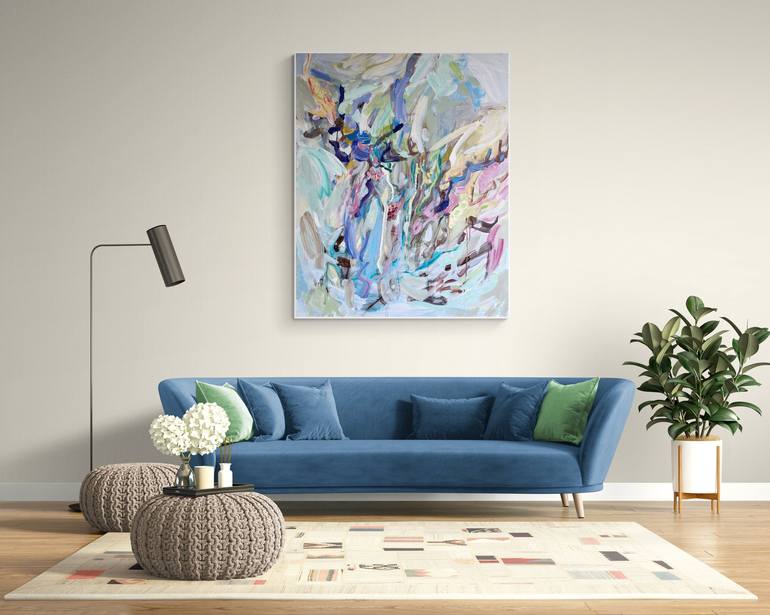 Original Abstract Painting by Asta Kulikauskaitė