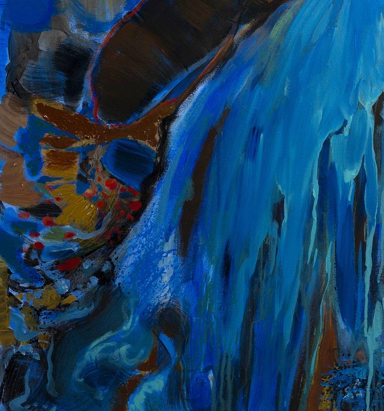 Original Abstract Expressionism Abstract Painting by Asta Kulikauskaitė