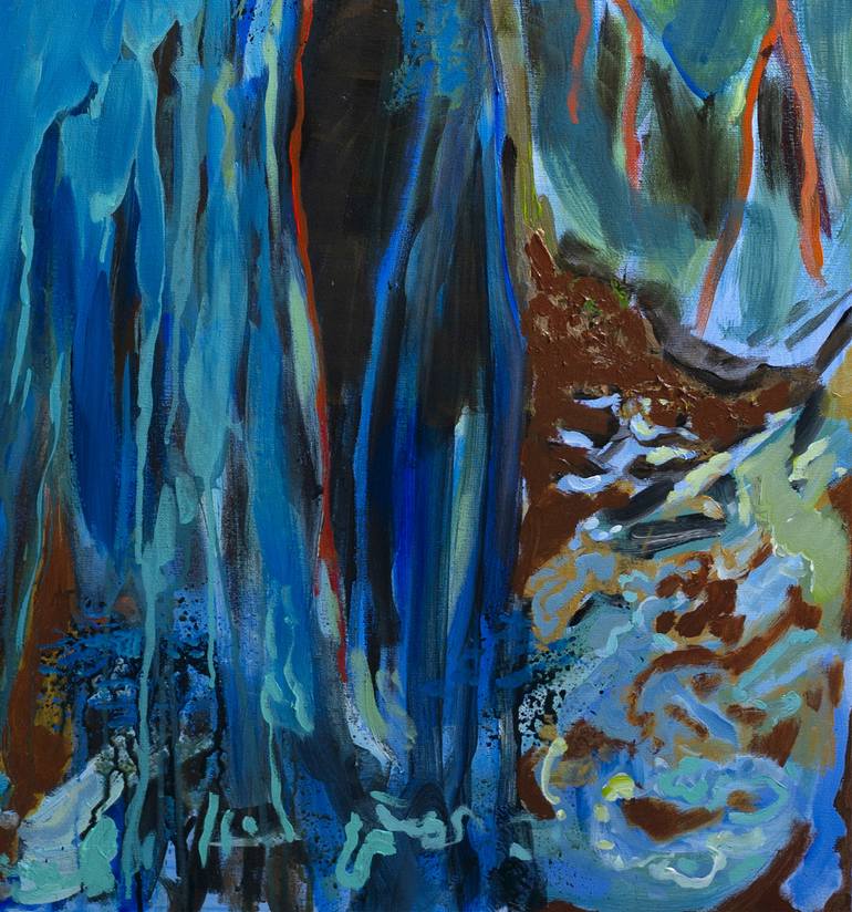 Original Abstract Expressionism Abstract Painting by Asta Kulikauskaitė