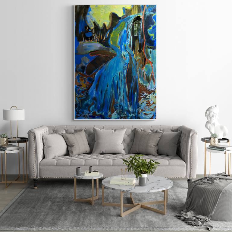 Original Abstract Expressionism Abstract Painting by Asta Kulikauskaitė