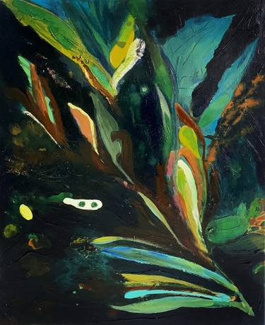 Print of Abstract Botanic Paintings by Asta Kulikauskaitė