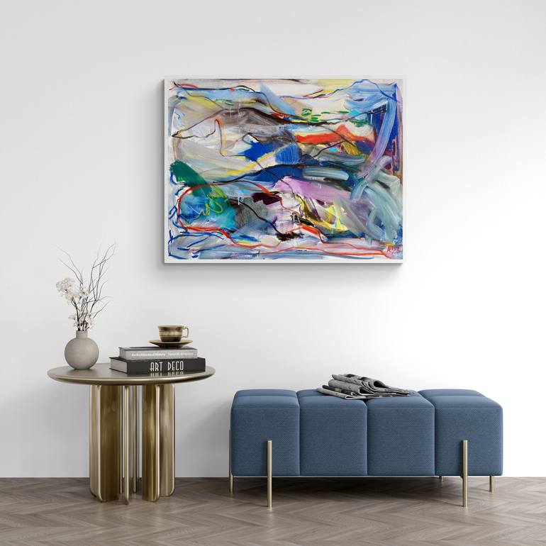 Original Abstract Painting by Asta Kulikauskaitė