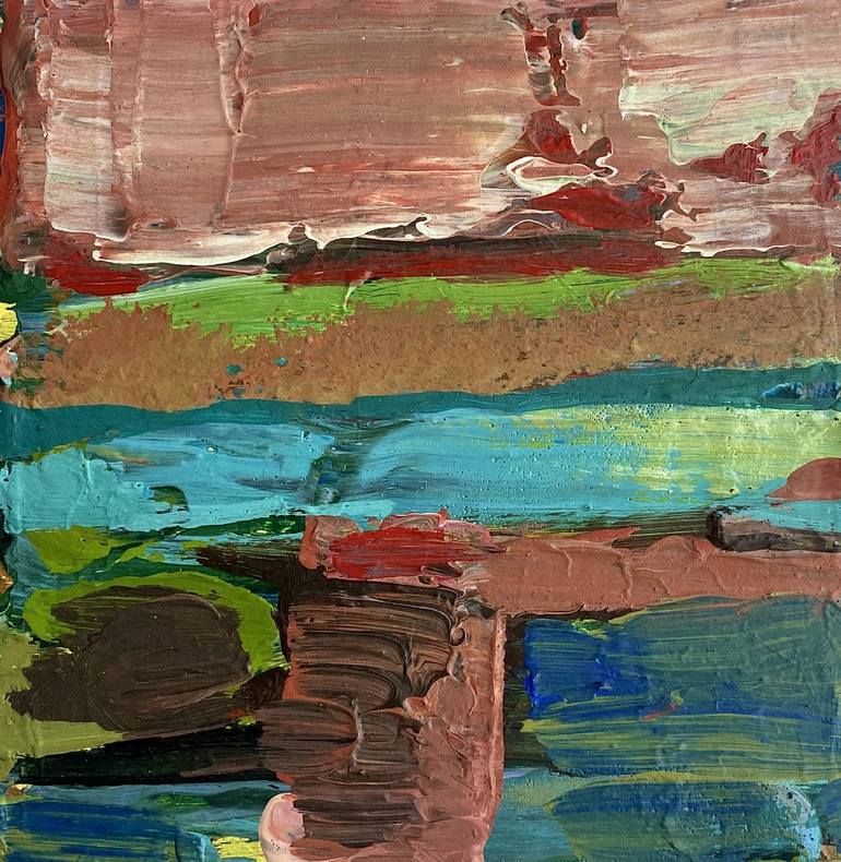 Print of Abstract Expressionism Abstract Paintings by Asta Kulikauskaitė