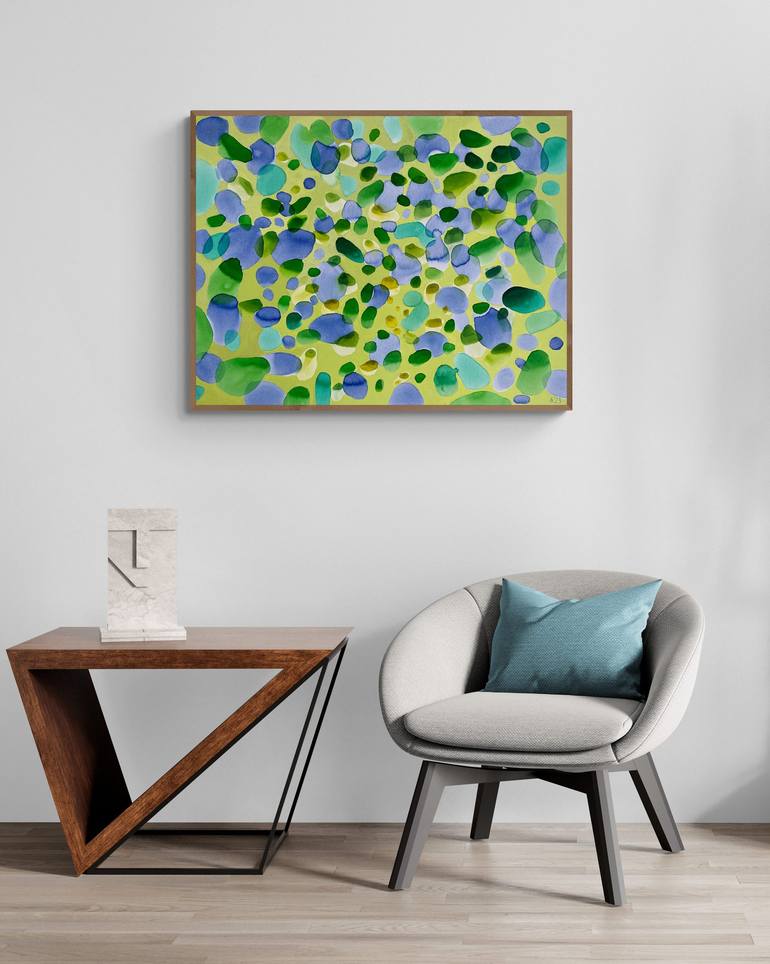 Original Abstract Painting by Asta Kulikauskaitė