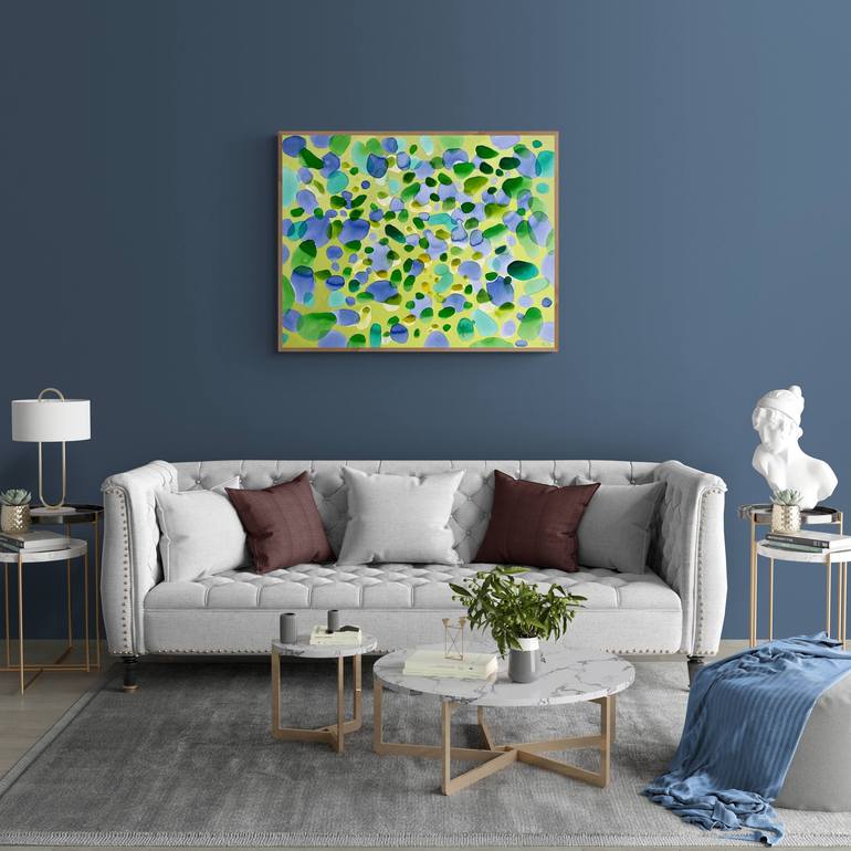 Original Abstract Painting by Asta Kulikauskaitė