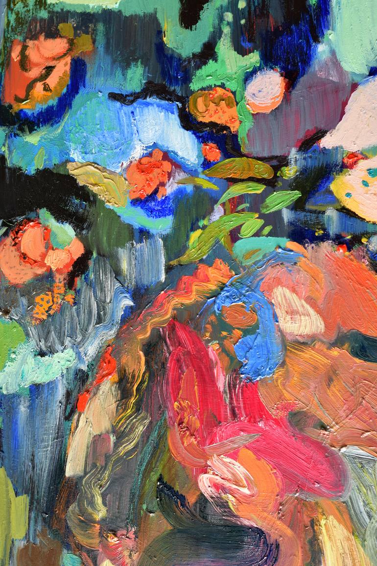 Original Abstract Expressionism Abstract Painting by Asta Kulikauskaitė