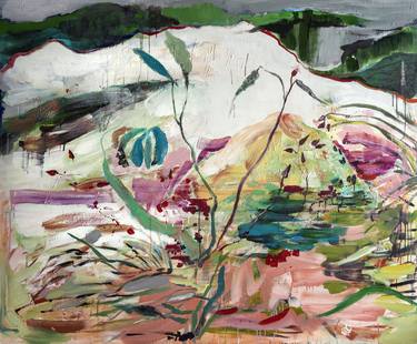 Original Abstract Expressionism Landscape Paintings by Asta Kulikauskaitė