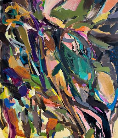 Original Abstract Expressionism Abstract Paintings by Asta Kulikauskaitė