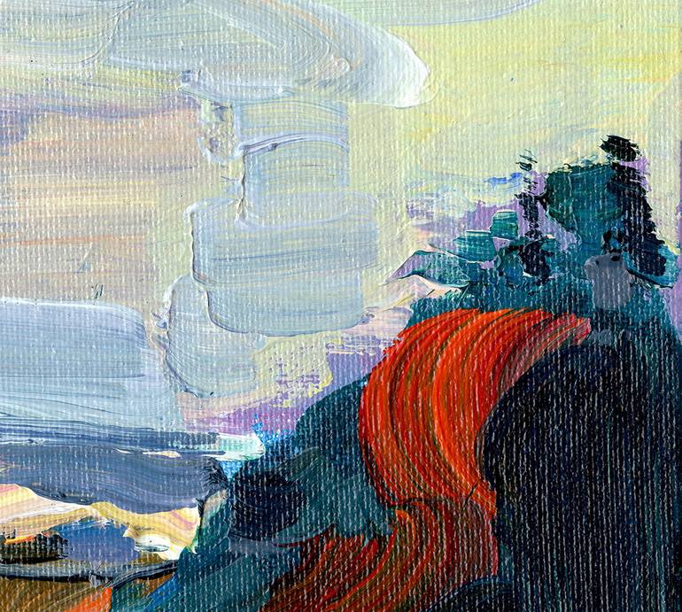 Original Contemporary Landscape Painting by Asta Kulikauskaitė